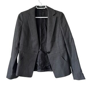 MASTINA grey blazer business office professional formal size 36
